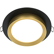Светильник точечный встраиваемый Maytoni Hoop DL086-GX53-RD-BG 15Вт GX53