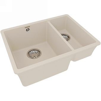 Мойка кухонная LEMARK SINARA 550.2-U 9910084 42х55см шампань