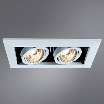 Светильник точечный встраиваемый Arte Lamp CARDANI PICCOLO A5941PL-2WH 50Вт GU10