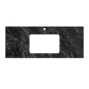 Столешница KERAMA MARAZZI Plaza Classic PL3.VT93.120 Керамогранит 120х48см Риальто тёмный серый лаппатированный