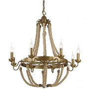 Люстра потолочная ImperiumLOFT Rattan 109607-01 320Вт 8 лампочек E14