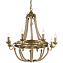 Люстра потолочная ImperiumLOFT Rattan 109607-01 320Вт 8 лампочек E14