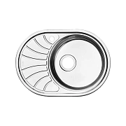Мойка кухонная IDDIS Suno SUN65SRi77 65х46см сатин