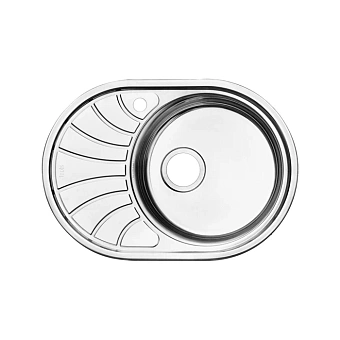 Мойка кухонная IDDIS Suno SUN65SRi77 65х46см сатин