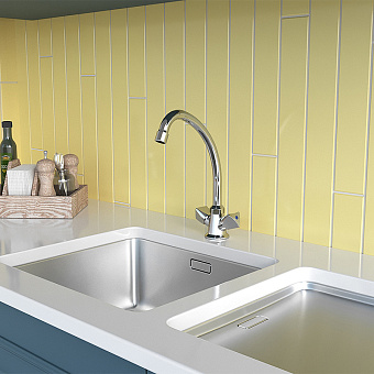 Смеситель для кухни Paini Classica BKCR570AEFFKM высокий излив хром