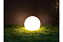 Светильник ландшафтный M3Light SPHERE_G 14572020 15Вт IP66 E27 белый