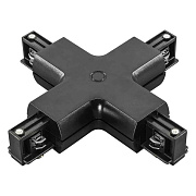 Коннектор Lightstar 504147 чёрный для трёхфазного трека