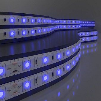 Светодиодная лента Elektrostandard a052975 5050 14,4Вт/м 5000мм IP20 синий свет