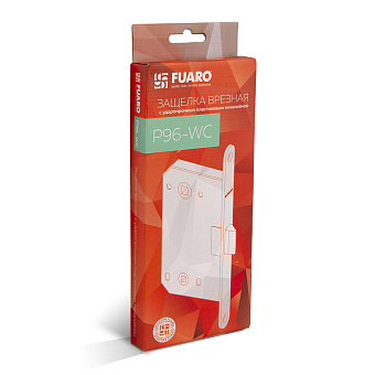 Замок защёлка врезная FUARO PLASTIK P96WC-50 AB бронза