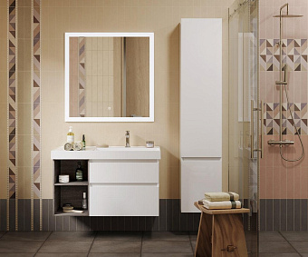 Тумба под раковину подвесная KERAMA MARAZZI CUBO CU.90Rh\WHT 47х87,8х47,5см