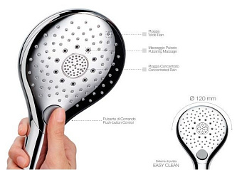 Ручной душ BOSSINI Syncronia B00800.030 хром