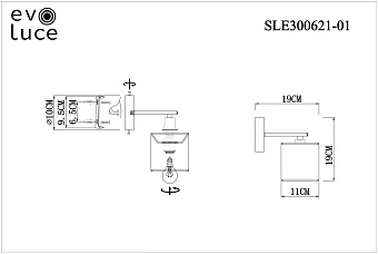 Светильник настенный Evoluce ESSENZA SLE300621-01 40Вт E14