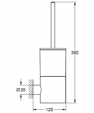 Ёршик GROHE Atrio New 40314003 хром