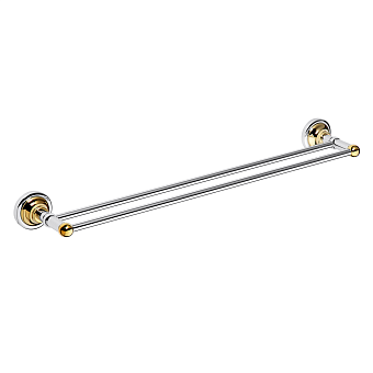 Полотенцедержатель BEMETA RETRO 144204058 золото/хром 66,5см