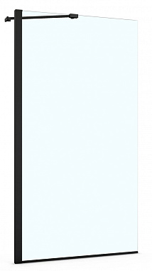 Стеклянная шторка на ванну Azario Merrit AZ-NF6310-1 800 BLACK 140х80см