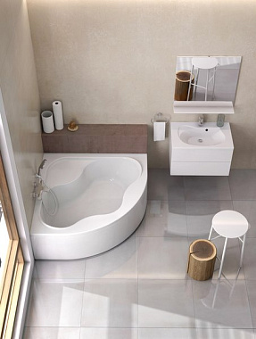 Ванна акриловая RAVAK GENTIANA CF01000000 140х140см угловая