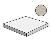 Плитка для ступеней Atlas Concord Италия Brave A1JA Gypsum Scalino Angolare DX 33х33см 0,109кв.м. неполированная