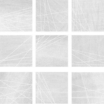 Матовый керамогранит WOW Denim 117403 Decor White 13,8х13,8см 0,495кв.м.