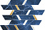 Полированный керамогранит NAXOS Rhapsody 118816 Mosaic Brick 30х32см 0,48кв.м.