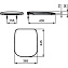 Сиденье для унитаза IDEAL STANDARD T318101 с микролифтом