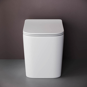 Унитаз приставной Ceramica Nova CUBIC CN1809 безободковый с микролифтом