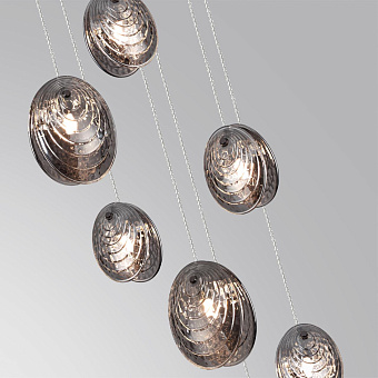 Люстра каскадная Odeon MUSSELS 5038/7 280Вт 7 лампочек G9