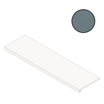 Плитка для ступеней Atlas Concord Италия Boost Natural A7IV Cobalt Scalino 33х120см 0,396кв.м. матовая
