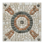 Вставка KERAMA MARAZZI Стемма OS\A88\1146H коричневый/белый 9,9х9,9см 0,294кв.м.