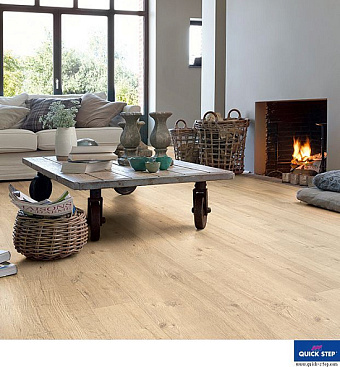 Ламинат Quick-Step Impressive Дуб Песочный IM1853 1380х190х8мм 32 класс 1,835кв.м