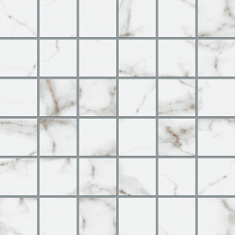 Керамическая мозаика ESTIMA Supreme Mosaic/SM03_NS/SM03_PS/30x30x10/5x5 Ferrum 30х30см 0,09кв.м.