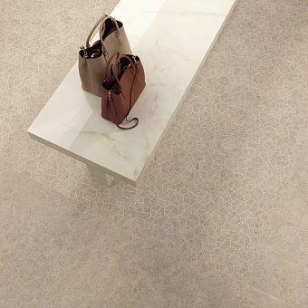 Керамическая мозаика Atlas Concord Италия Boost Stone A67I White Mosaico Hex. 25х28,5см 0,428кв.м.