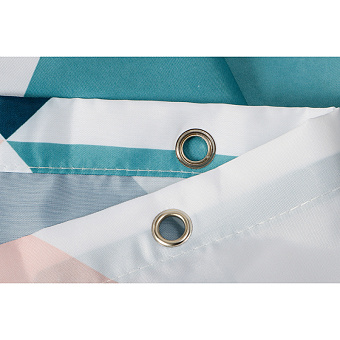 Шторка для ванной FIXSEN Simple FX-1504 200х180см разноцветный