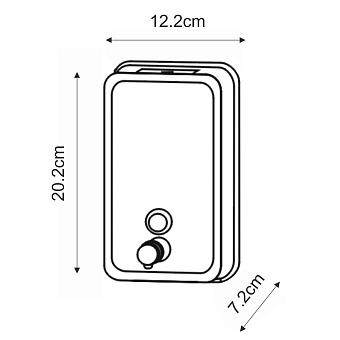 Дозатор WASSERKRAFT 10099 никель