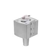 Коннектор Elektrostandard a051729 TRLM-1-CH серебряный для однофазного трека