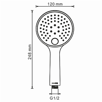 Душевая система WASSERKRAFT Sauer А71207 золото
