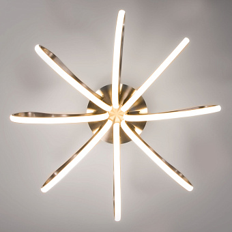Светильник потолочный Eurosvet Lilium 90079/8 хром 80Вт LED
