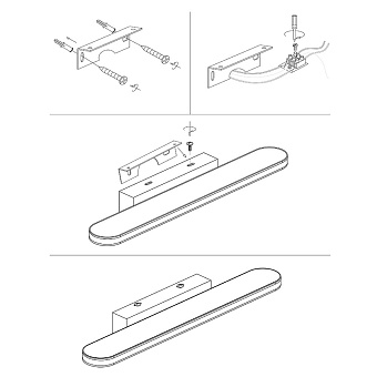 Подсветка для зеркал Maytoni Epic MIR009WL-L16CH4K 16Вт LED