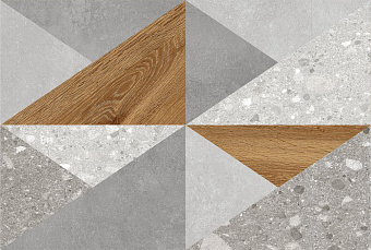 Декор Global Tile Vision 9VI0164M светло-серый 27х40см 1,08кв.м.