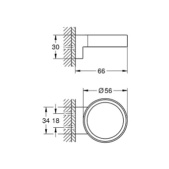 Держатель для аксессуаров GROHE Selection 41027000 хром