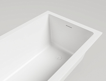 Ванна каменная SALINI CASCATA 104313MRF 169,8х75см встраиваемая