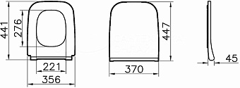 Сиденье для унитаза VITRA 191-003-009 с микролифтом