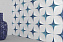 Настенная плитка WOW Blanc Et Bleu 108910 Leaf Wall Decor 12,5х12,5см 0,417кв.м. матовая
