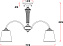 Люстра потолочная Arte Lamp GRACIE A7301PL-5PB 40Вт 5 лампочек E14