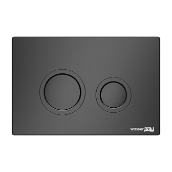 Панель смыва WASSERKRAFT MB01 чёрный матовый