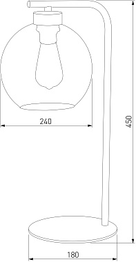 Настольная лампа TK Lighting Cubus 5102 60Вт E27