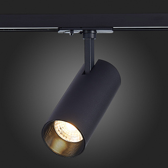 Трековый светильник ST Luce MONO ST350.446.15.36 15Вт LED матовый чёрный для однофазного трека