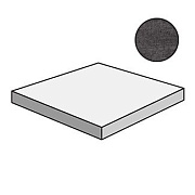 Плитка для ступеней Atlas Concord Италия Mark AM1V Graphite Scalino Angolare 33х33см 0,109кв.м. неполированная