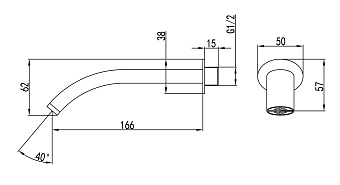 Излив LEMARK LM8024C
