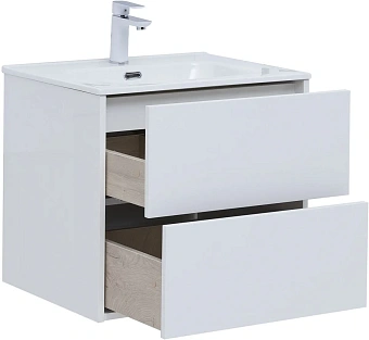 Тумба под раковину подвесная AQUANET Lino 287540 46х60х52см