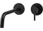 Смеситель для раковины Paffoni Light LIG006NO70 чёрный (матовый)